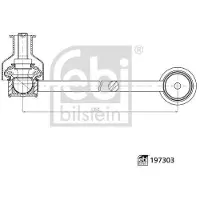 FEBI BILSTEIN Tanko, kallistuksenvaimennin 197303