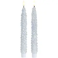 Lene Bjerre - Livia Kruunukynttilä LED 25 cm Hopea