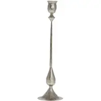 Lene Bjerre - Ingrid Kynttilänjalka 33,5 cm Hopea