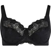 Dorina Philippa Non Padded Unlined Bra - Black - 80 C
