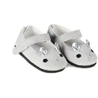 Skrållan Doll Ballet Flats Grey One Size-Grey Harmaa One Size 3 Y+ unisex