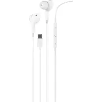 STREETZ – C220 In-ear earbuds, 3-button, USB-C, white (C220-WHT)