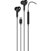 STREETZ – C220 In-ear earbuds, 3-button, USB-C, black (C220-BLK)