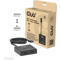 Club 3D USB-C Bi-Directional VD PD Swtch (CSV-2511)