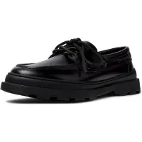 Camper for man. K101067-002 Brutus+ black leather loafers (44), Flat, None, Classic