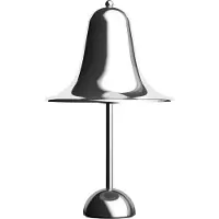 Verpan Design-pöytävalaisin Pantop, Kromi/hopea, Olohuone/ruokailutila, Metalli, Design