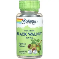 Solaray Black Walnut Hull 500mgr 100 Units Vihreä,Valkoinen