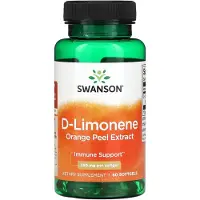 Swanson Health , D-Limonene, Orange Peel Extract, 250 mg, 60 Softgels