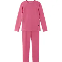 Reima Lani Thermal Base Layer Set Soft Coral Soft coral-130 cm Vaaleanpunainen 130 cm Pojat, Tytöt