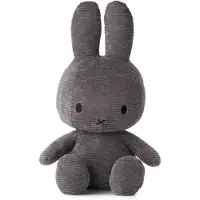 Bon Ton Toys Miffy Corduroy 70 Cm Grey Grey 70 cm Harmaa 70 cm Pojat, Tytöt