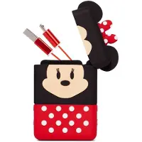 Thumbs Up ! – PowerSquad "Minnie Mouse", 0,6 m, USB A, USB C/Micro-USB B/Lightning, Musta, Punainen (1002591)