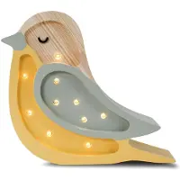 Little Lights Mini Valaisin Lintu, Khaki/Light Mustard