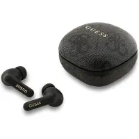 GUESS 4G Script Logo ENC True Wireless kuulokkeet - Musta