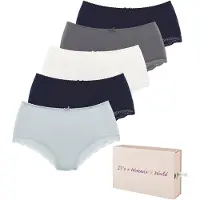 LASCANA Alushousut marine / vaaleansininen / tummanharmaa / valkoinen