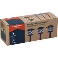 Grundig Puutarhavalaistus aurinkokennoilla 3 kpl