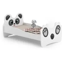 Kobi Meble s. c. Lastensänky Eläimet patjalla 144 cm x 80 cm x 70 cm, panda