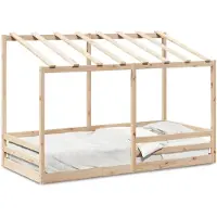 vidaXL Lasten katossänky 90x200 cm täysi mänty