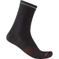 Castelli Premio Evo 18 -pyöräilysukat Musta