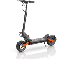 JOYOR S8-S-Z Sähköscooter - 600W*2 Moottorit 48V26AH Akka 75KM Toimintasäde Levyjarrut - Musta