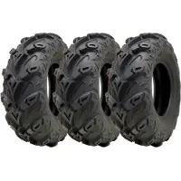 Parnells 25x8.00-12 ATV Quad Tire OBOR Mudsling WU05 E-merkitty Road Legal 165kg (3 kpl sarja)