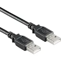 Goobay USB 2.0 AA 300 LC HiSpeed, 3m, 3 m, USB A, USB A, uros/naaras, musta