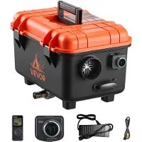 Vevor diesellämmitin, 5-8 kW, DC 12V/24V, kannettava dieselilmalämmitin kaukosäätimellä ja LCD-näytöllä, nopea lämmitys, hiljainen, 4 litran polttoainesäiliö kuorma-autoihin, pakettiautoihin, matkailu