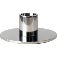 Cooee Design Candlestick Low 30Mm Stainless Steel - Silver - H:3CM