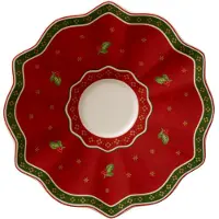 Villeroy & Boch Toy's Delight Kahvilautanen 16,5 Cm Mix - Joulumukit Posliini Punainen - 14-8585-1311