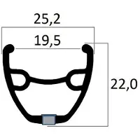 Mvtek Rim For Disc Brakes Hopeinen 29´´ 32H