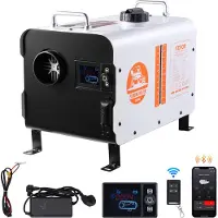 Vevor 5-8 kW diesellämmitin, 12 V/24 V monitoiminen dieselilmalämmitin, Bluetooth-sovellusohjauksella, kaukosäätimellä ja näytöllä, häkähälyttimellä, nopeasti lämpenevä kannettava diesellämmitin ajone
