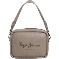 Pepe Jeans for woman. PL0300004 Bassy Code shoulder bag grey (OSFA), Casual, Polyurethane