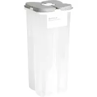 Excellent houseware Säilytysastia, jossa 4 lokeroa kuivaruokaa varten