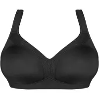 Gorsenia lingerie lady pehmeät rintaliivit ilman kuviota k422 anya, musta, 110c, 110C