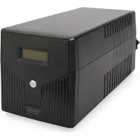 Digitus LINE-INTERACTIVE UPS, 1000VA/600W 12V/7AH X2 BATTERY,4X CEE 7/7,USB,RS232,RJ45,LCD (DN-170074)