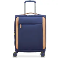 DELSEY PARIS Montmartre 3 4-pyöräinen Käsimatkatavara 55 cm Laajennettava Sininen