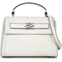 Karl Lagerfeld Autograph Käsilaukku Nahka 24 cm Valkoinen