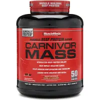 Musclemeds , Carnivor Mass, Anabolic Beef Protein Gainer, Chocolate Peanut Butter, 5.9 lbs (2,674 g)