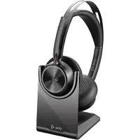 HP Poly Voyager Focus 2-M - Kuulokkeet - on-ear - Bluetooth - langaton - aktiivinen melunvaimennus - USB-C Bluetooth-sovittimen kautta - musta - serti...