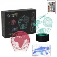 Manta SNL118RGB LED lamp Light decoration Kosmos RGB 3D