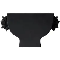 DBKD Litteä maljakko 16 cm Musta