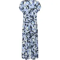 Kaffe Kamira Plain Weave Jumpsuit Printed - Blue - 44