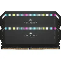 Corsair 32GB (2 x 16GB) Dominator Platinum RGB, DDR5 7200MHz, CL34, 1.45V, musta