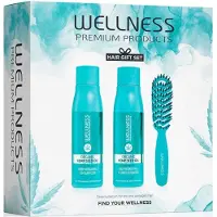 Wellness Premium Products Deep Hydrating Set (Shampoo 500 ml, Conditio