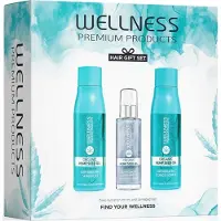 Wellness Premium Products Deep Hydrating Set (Shampoo 500 ml, Conditio