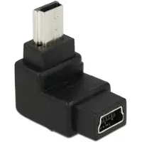DeLOCK Adapter USB-B mini, USB-B mini 5-pin, USB-B mini 5-pin, Musta (65096)