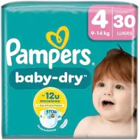 Pampers Baby-Dry vaipat koko 4 Maxi (9-14 kg) - 30 kpl.