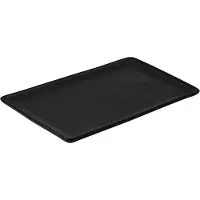 Aida Raw lautanen 31,5x20 cm Titanium black