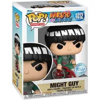 Funko POP! Animation: Shippuden - Might Guy (White Chrome) (Special Edition) #1412 Vinyl Figure