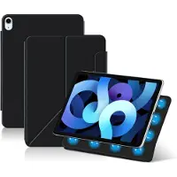 SKALO iPad Air 11 (2024) Magneettinen taittuva kotelo magneettisella takaosalla - Musta