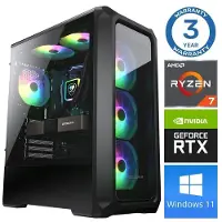 INTOP Tietokone Ryzen 7 5700X 16GB 500SSD M.2 NVME RTX3050 6GB WIN11